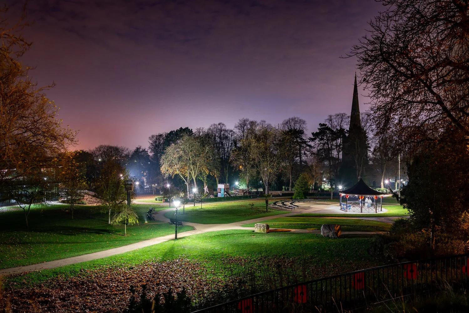 Hinckley at night — property market insights